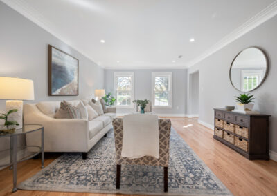 Real estate photography of 4122 Ferry Landing Rd living room