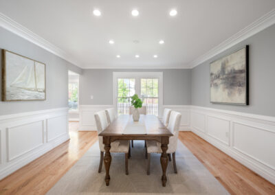 Real estate photography of 4122 Ferry Landing Rd dining room