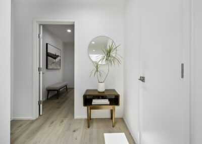 Real estate photography of entry area