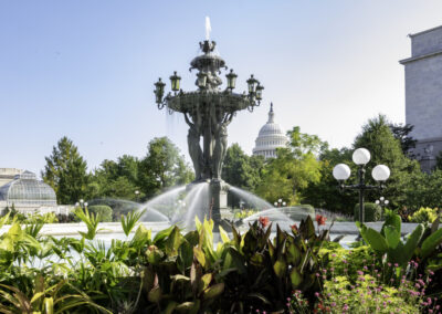 Real estate photography of Barthodi Fountain, Washington DC