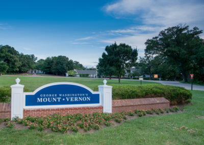 Real estate photography of George Washington's Mount Vernon estate