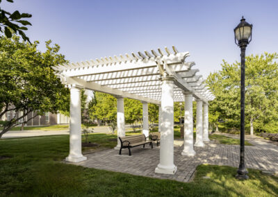 Real estate photography of 19261 Harlow Square pergola