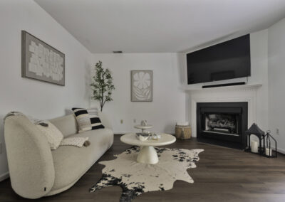 Real estate photography of 3449 Lacrosse Ct fireplace area