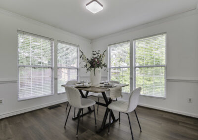 Real estate photography of 3449 Lacrosse Ct dining area