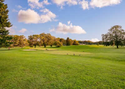 Real estate photography of Burke Lake golf course