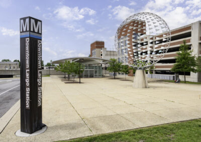 Real estate photography of Largo metro station