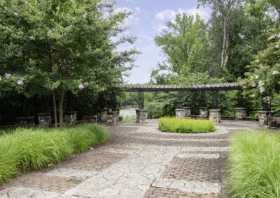 Real estate photography of Largo MD gardens