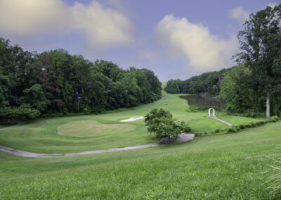 Real estate photography of Montclaire golf course