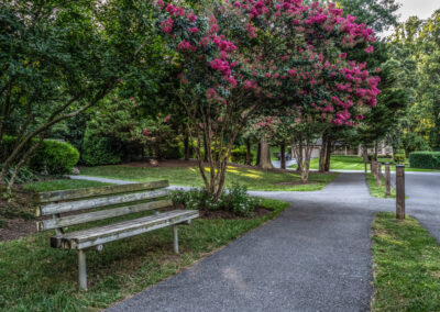 Real estate photography of South Run path