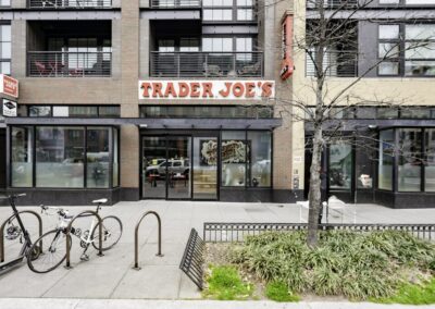 Real estate photography of Columbia Heights community and Trade Joes