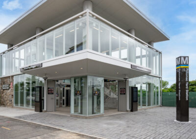 Real estate photography of Potomac Yards metro station
